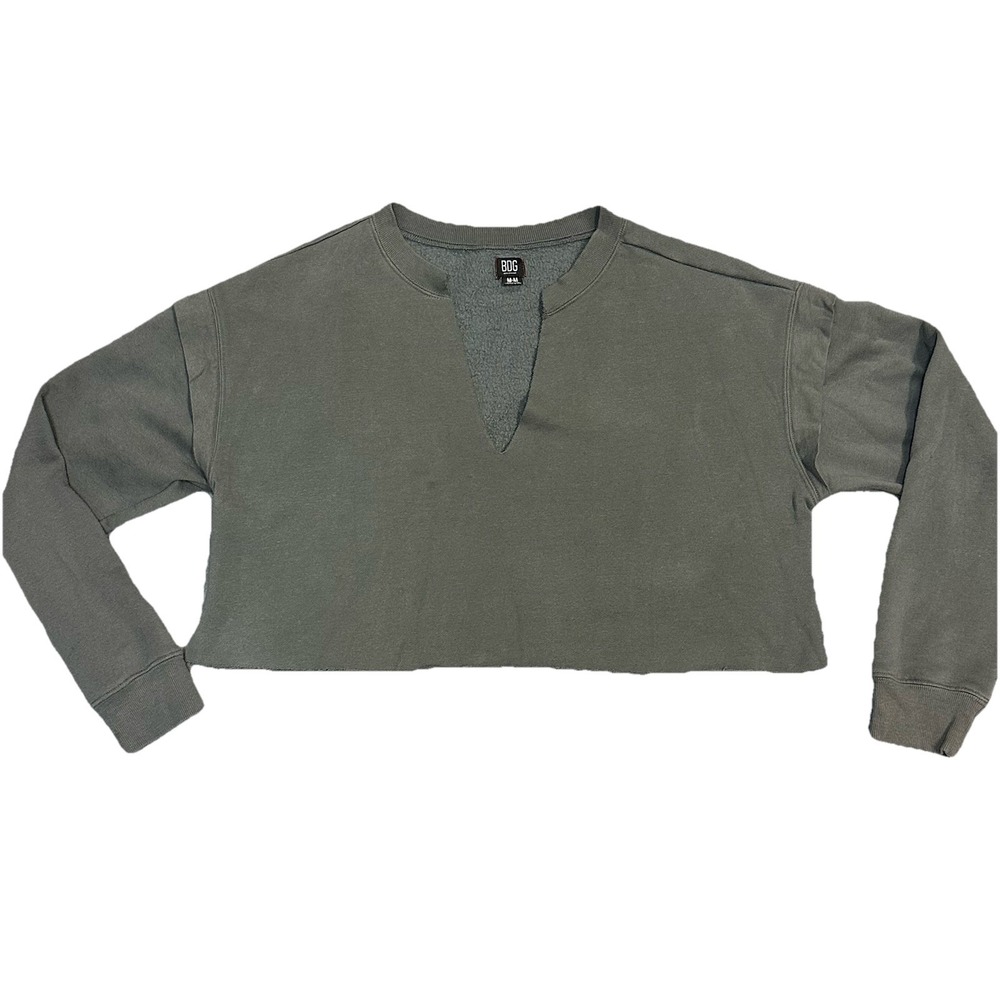Urban Outfitters BDG Sweatshirt Womens Medium Cotton Blend‎ Cropped Y2K Crop